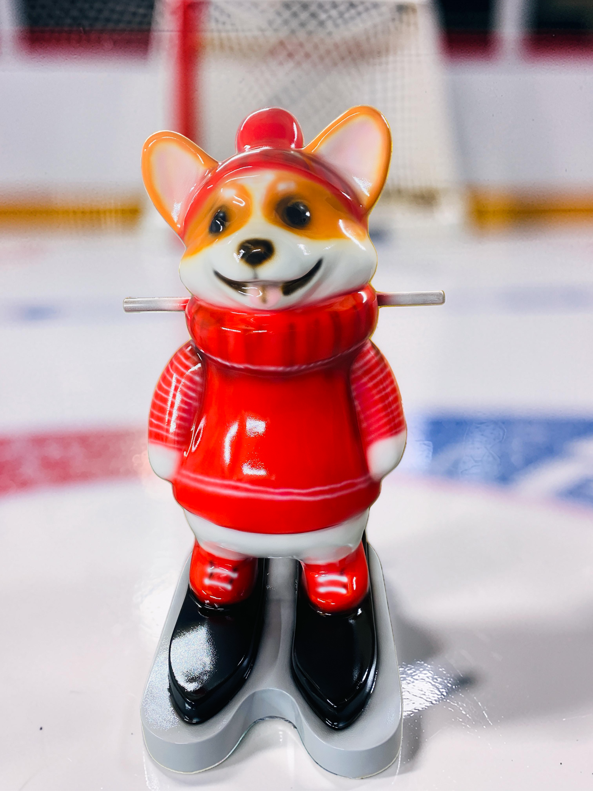 Помощник фигуриста Корги